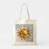 Stijg en glans gouden ster tote bag (Achterkant)