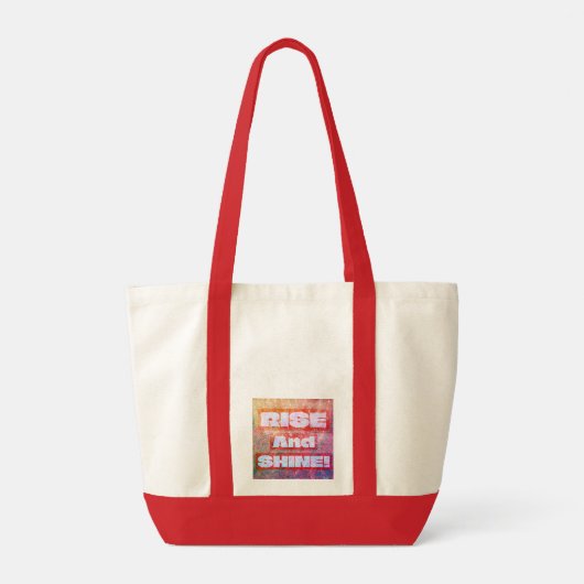 Stijg en glans Mode nog functie Tote Bag (Achterkant)