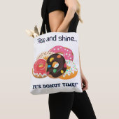 STIJG EN GLANS, ZIJN DONUT TIJD TOTE BAG (Dichtbij)
