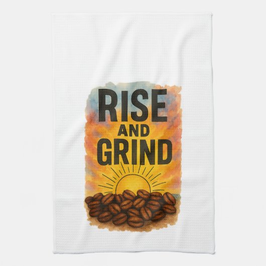 Stijg en Grind Keuken Handdoek (Verticaal)