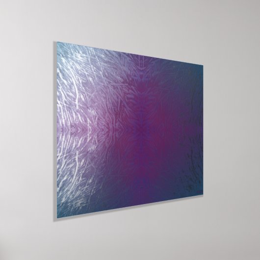 Stijg Hoger Zilver Folie Blok Art Print (Laagn)