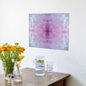 Stijg Hoger Zilver Folie Blok Art Print (Laag (Keuken))