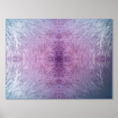 Stijg Hoger Zilver Folie Blok Art Print (Voorkant)