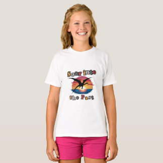 Stijg in het verleden - Pterosaurus Sunset Silhoue T-shirt