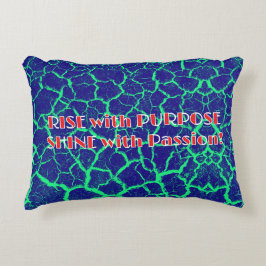 STIJG met doel GLANS met PASSIE! Accent Kussen