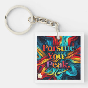 "Stijg naar succes" Sleutelhanger