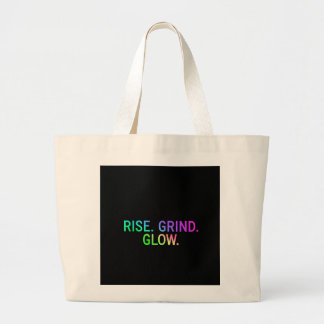 Stijg op. Grind. Gloed. | Motivatie Canvas tas