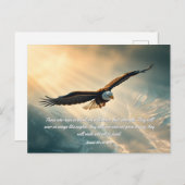 Stijg op vleugels als adelaars | briefkaart (Voorkant / Achterkant)