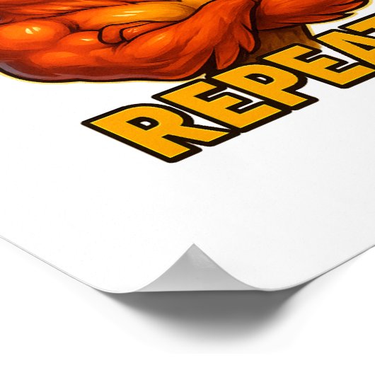 Stijg op. Weigeren. Herhaal. – Phoenix Wall Print (Hoek)