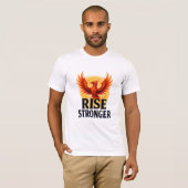 Stijg sterker Inspirerend T-shirt (Voorkant volledig)