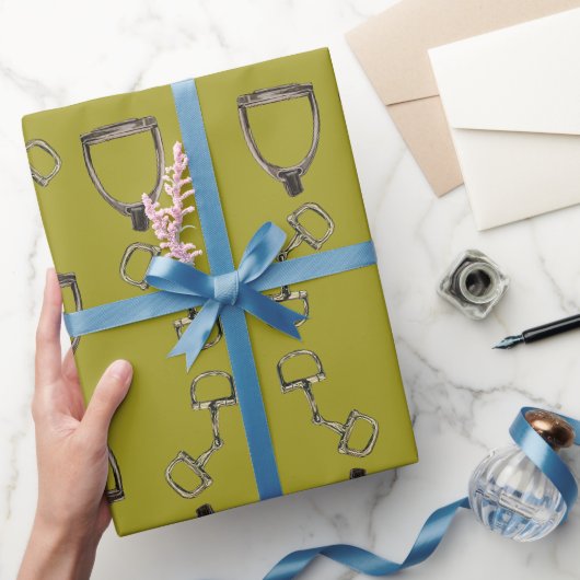 stijgbeugels & bits roze cadeaupapier (Geschenken)