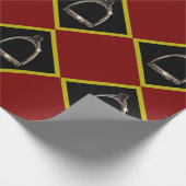 stijgbeugels in diamanten cadeaupapier (Hoek)