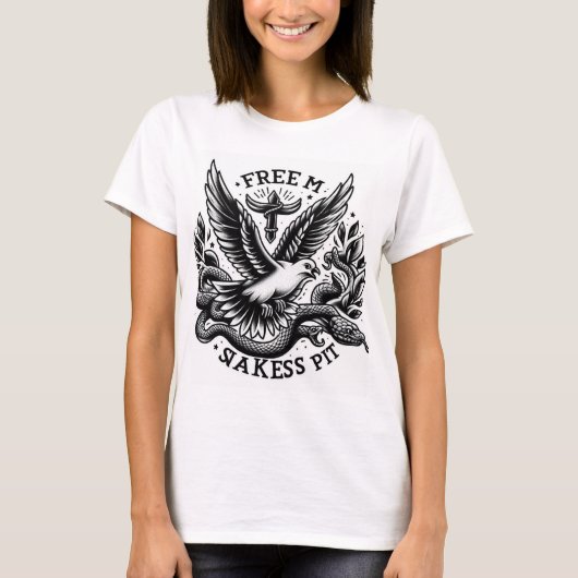 "Stijgen boven de valstrik van de slang T-shirt (Voorkant)