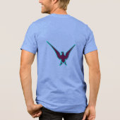 Stijgend High Bird Graphic T-Shirt – Vrijheid in S (Achterkant)
