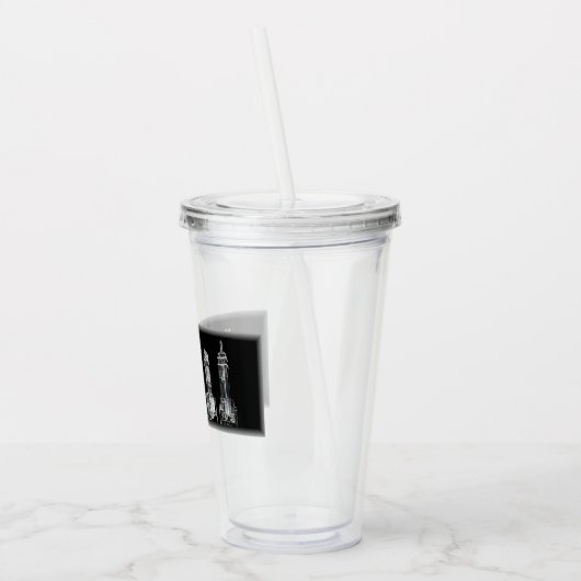 Stijgend Hoog - Aangepaste Acryl Tumbler Acryl Drinkbeker (Links)