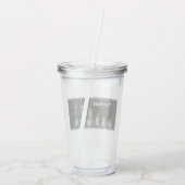 Stijgend Hoog - Aangepaste Acryl Tumbler Acryl Drinkbeker (Achterkant)