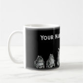 Stijgend hoog - aangepaste koffie Mok (Links)