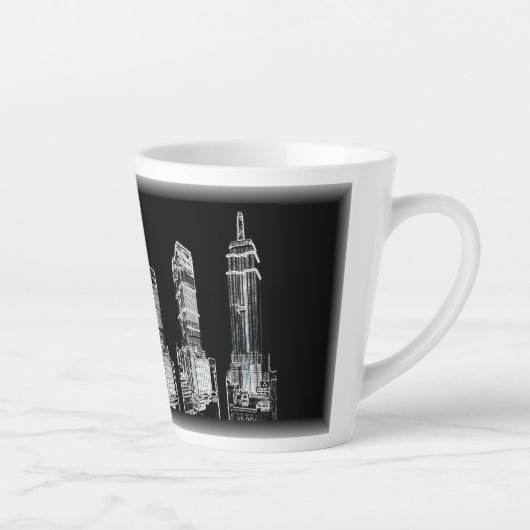 Stijgend hoog - aangepaste latte-Mok Latte Mok (Rechts)