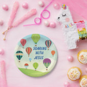 Stijgend met Jesus-kinder partij borden Papieren Bordje (Feest)