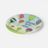 Stijgend met Jesus-kinder partij borden Papieren Bordje (Gekanteld)