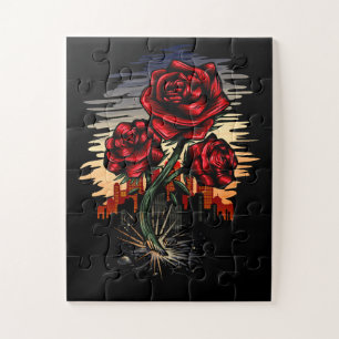 stijgend Roos Legpuzzel