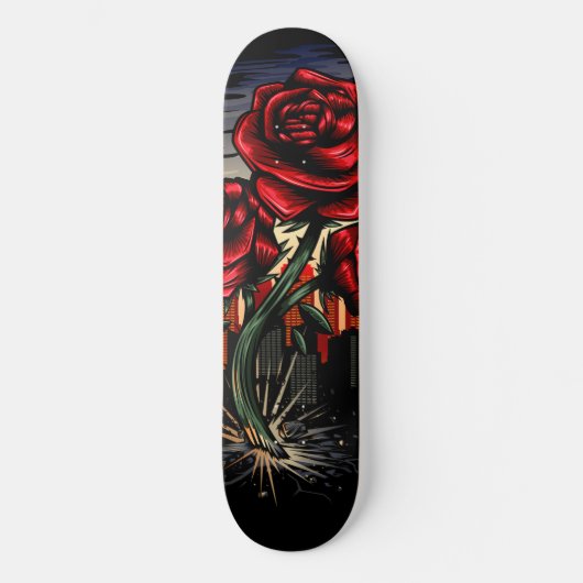 stijgend Roos Persoonlijk Skateboard (Voorkant)