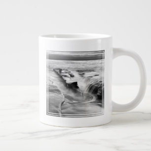 Stijgend Tij Aan Het Strand Grote Koffiekop