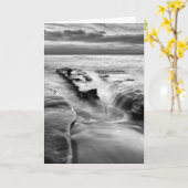 Stijgend Tij Aan Het Strand Kaart (Gele Bloem)