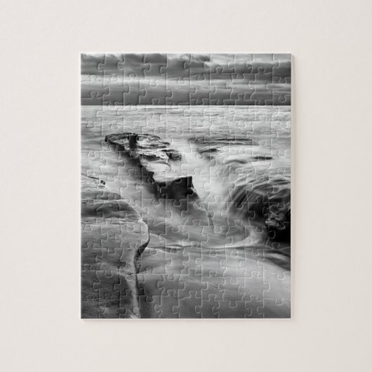 Stijgend Tij Aan Het Strand Legpuzzel (Verticaal)
