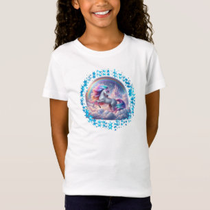 Stijgend Unicorn Castle T-shirt – Rainbow Fantasy