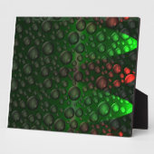 Stijgende bellen (groen&rood) fotoplaat (Zijkant)