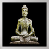 Stijgende boeddha-Poster kleur Poster (Voorkant)