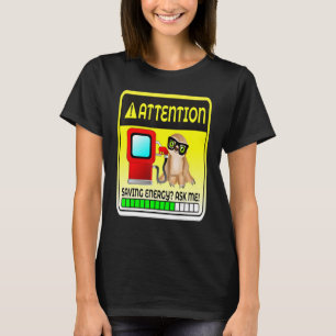 Stijgende gasprijzen aan de pomp, energiezuiniger t-shirt