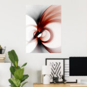 Stijgende onderdrukking van instantpoëzie poster (Thuiskantoor)