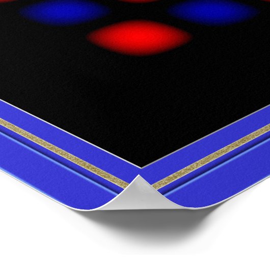 Stijgende optische illusie poster (Hoek)