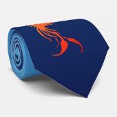 Stijgende Phoenix in het Stropdas Flames (Opgerold)