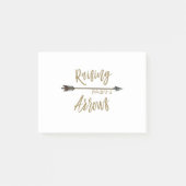 Stijgende pijlen - psalm 127:3-5 post-it® notes (Voorkant)