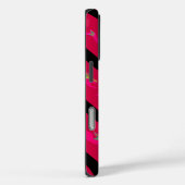 stijgende roze zeemeerminnen rood Case-Mate iPhone case (Achterkant / Rechts)