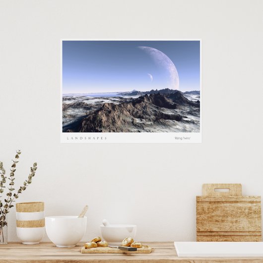 Stijgende tweelingen poster (Keuken)