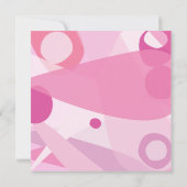 STIJGENDE VLINDER Vleermuis Mitzvah Uitnodiging (Achterkant)