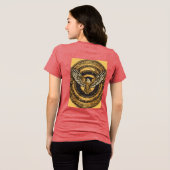 stijgende vrijheid Tri-Blend shirt (Achterkant volledig)