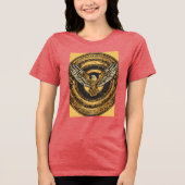 stijgende vrijheid Tri-Blend shirt (Voorkant)