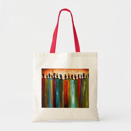 Stijgende vrouwen tote bag (Voorkant)