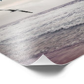 Stijgende zeemeeuw en Psalm Bijbel Verse Foto Afdruk (Hoek)