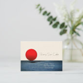 Stijgende zon visitekaartje (Staand voorkant)