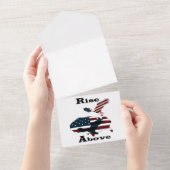 Stijging boven all in one uitnodiging (Afscheurbaar)