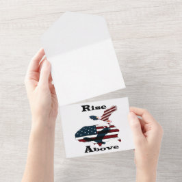 Stijging boven all in one uitnodiging