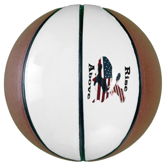 Stijging boven basketbal (Verticaal)