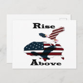 Stijging boven briefkaart (Voorkant / Achterkant)