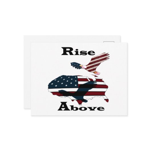 Stijging boven briefkaart (Voorkant / Achterkant in situ)